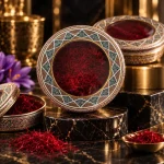 Iranian Sargol saffron, tin